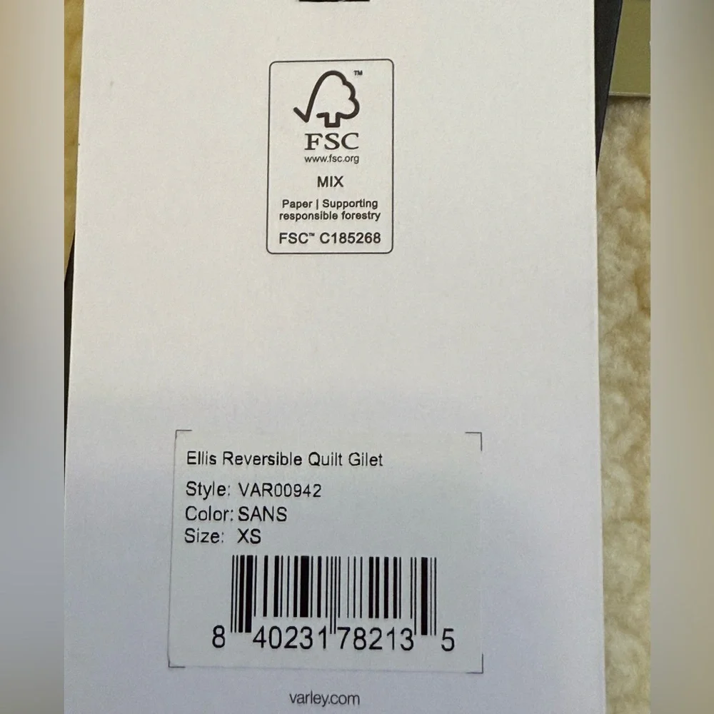 NWT Varley Ellis Reversible Quilt Gilet XS - Picture 6 of 15